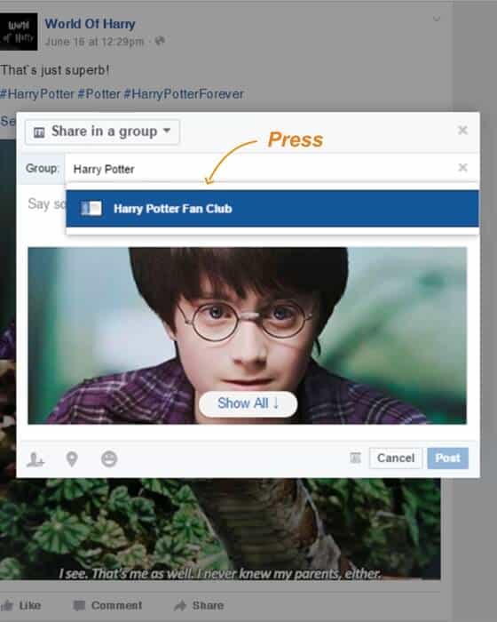 How to Promote a Dropshipping Store on Facebook Dropshipping on Facebook: choosing the group to share the post in