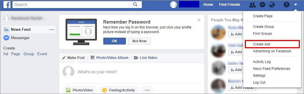 Facebook remarketing