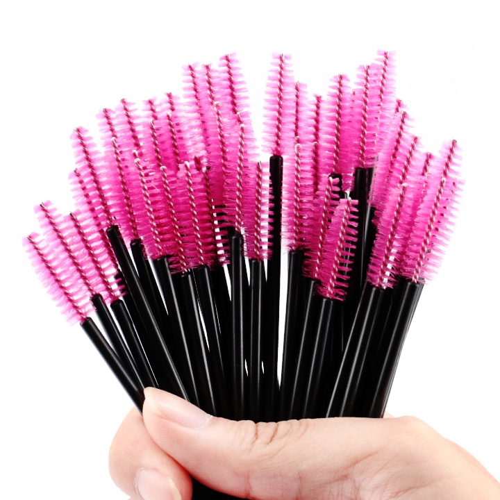 Disposable eyelash/eyebrow brushes