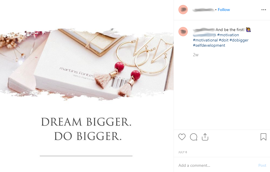 The importance of Instagram post captions