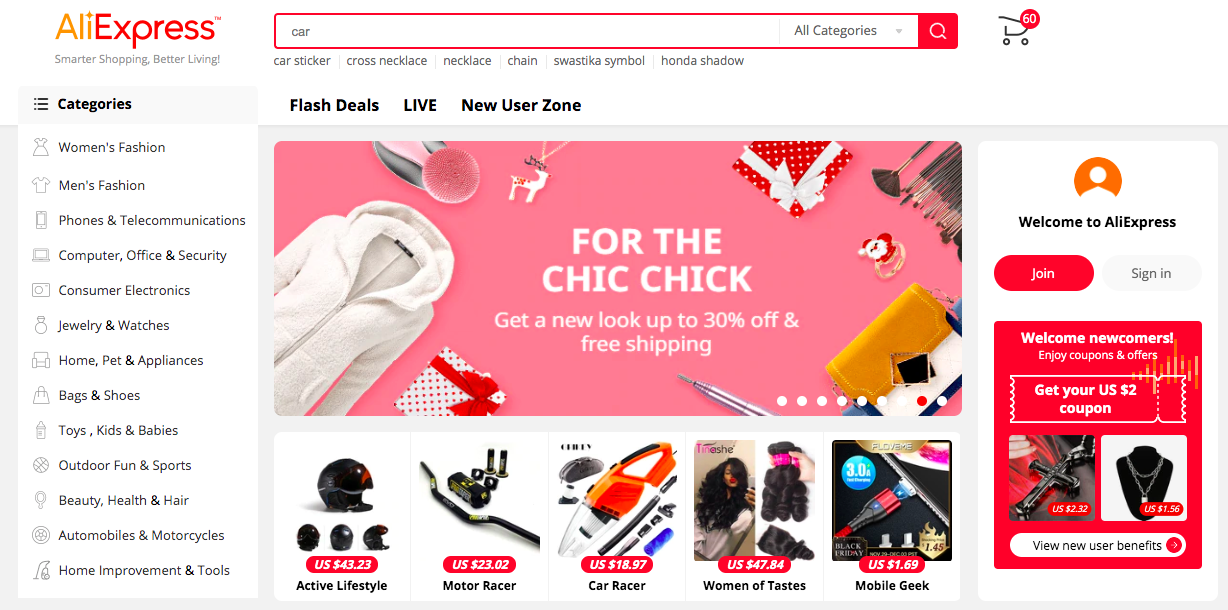 AliExpress as a dropshipping supplier