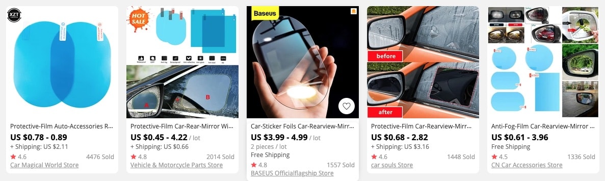 an image showing car products to sell in 2021