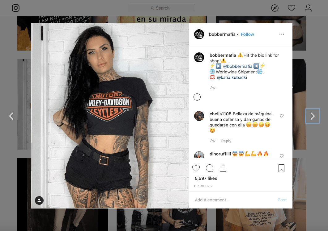 promoting t shirts on social media