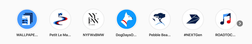 Screenshot of Instagram Story Highlights