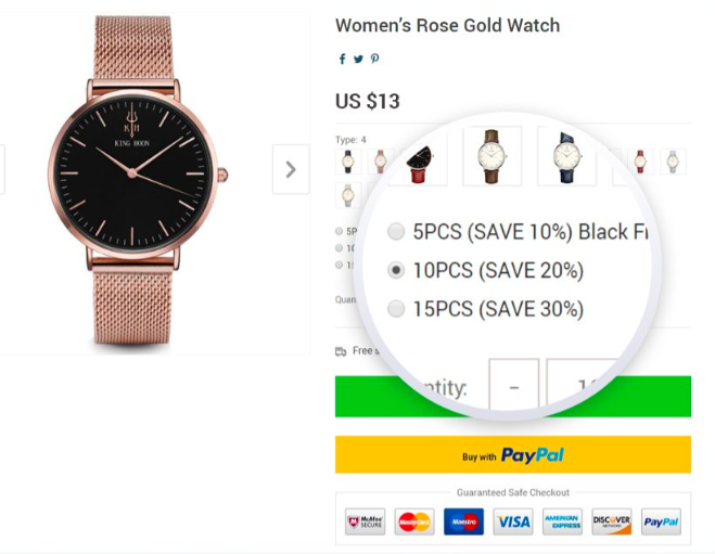 Bulk Discounts add-on is a tool letting you introduce discounts that stimulate bulk purchases