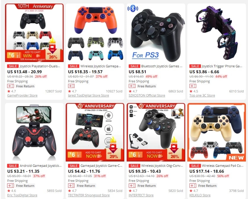 dropship gaming product