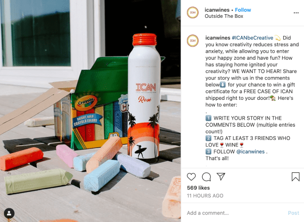 a picture showing how to boost the number of subscribers: start a giveaway