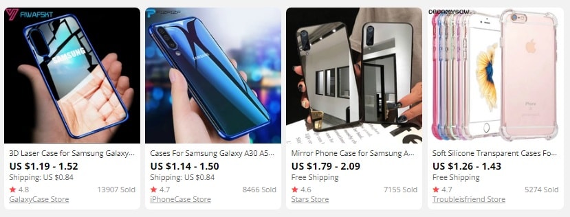 dropship phone bumpers