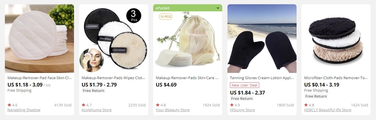 a screenshot showing that you can use makeup removers for business