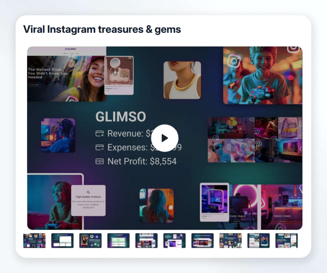 Offiro store dashboard