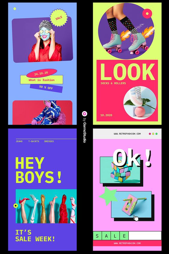 Instagram stories collage