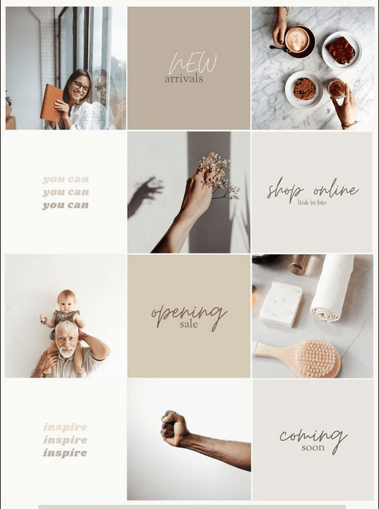 An example of using branded fonts for social media posts