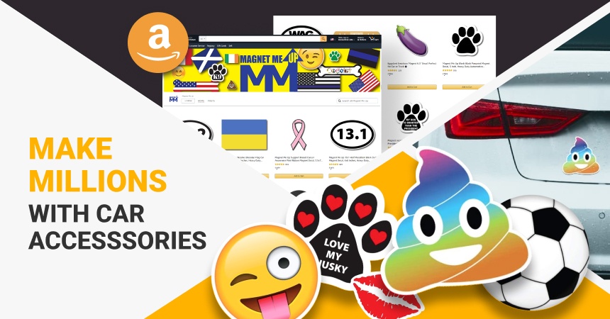 a cover of the article on the success story on how to dropship car accessories for profit