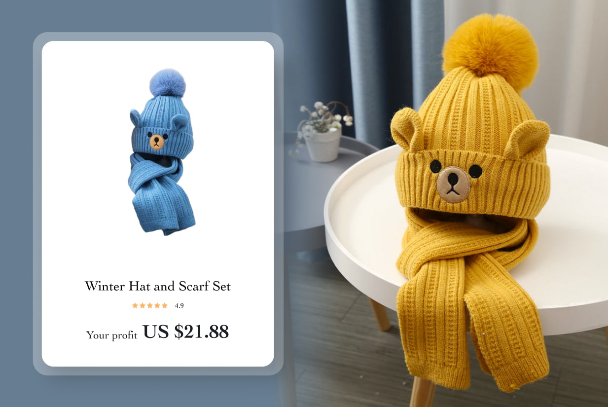 Children&rsquo;s Hat & Scarf Set