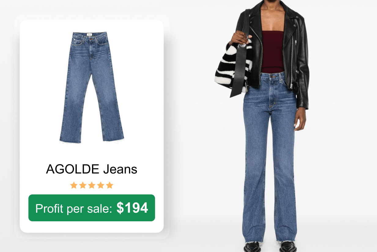 AGOLDE Cropped Jeans
