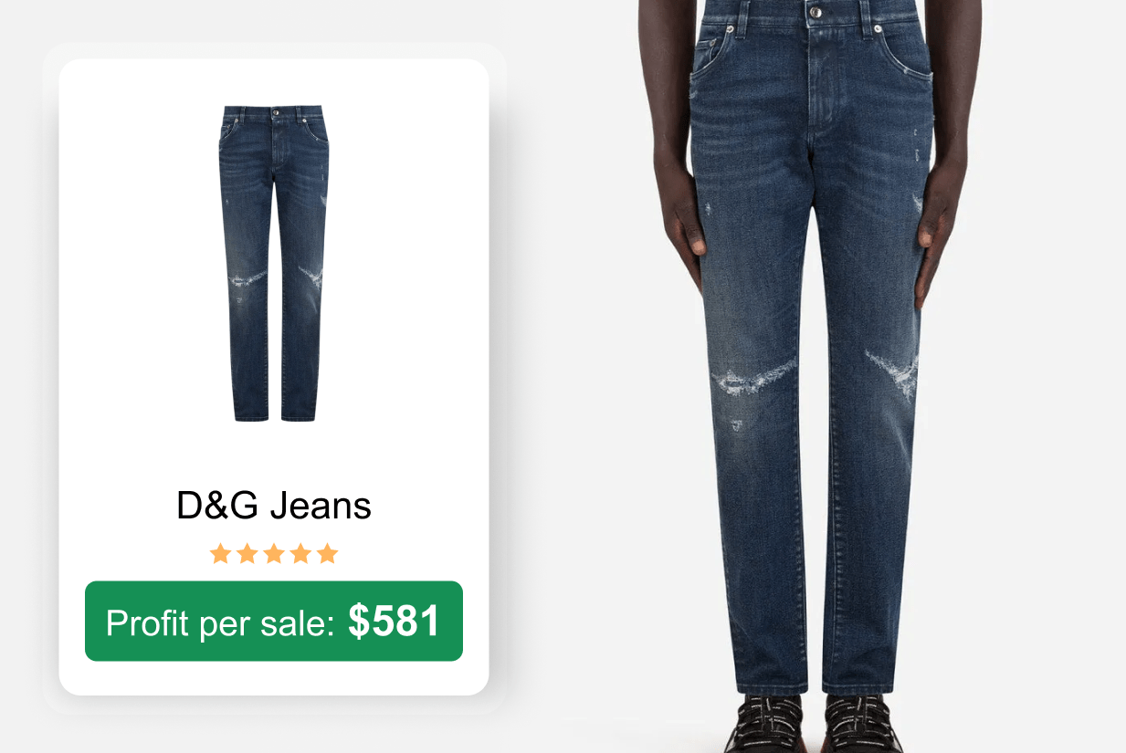 Dolce & Gabbana Blue Jeans for Men