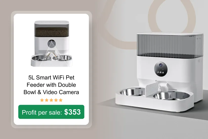 Pet feeder as a trending product to sell