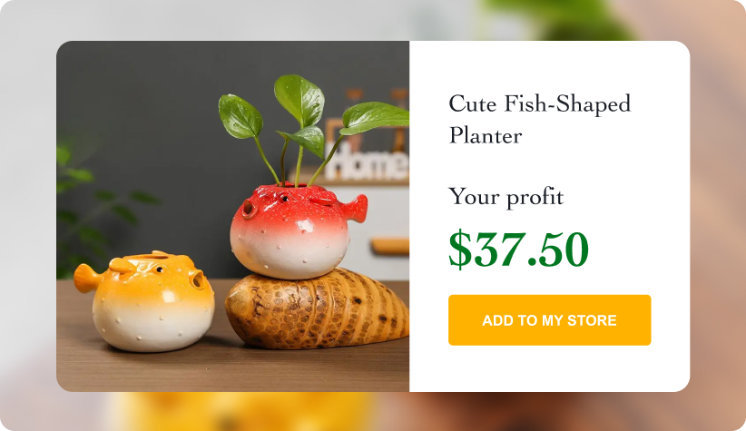 Cute Fish-Shaped Planter