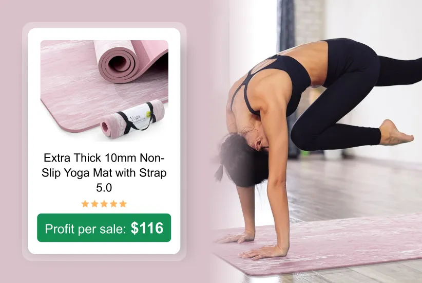 Yoga mat as a trending product to sell