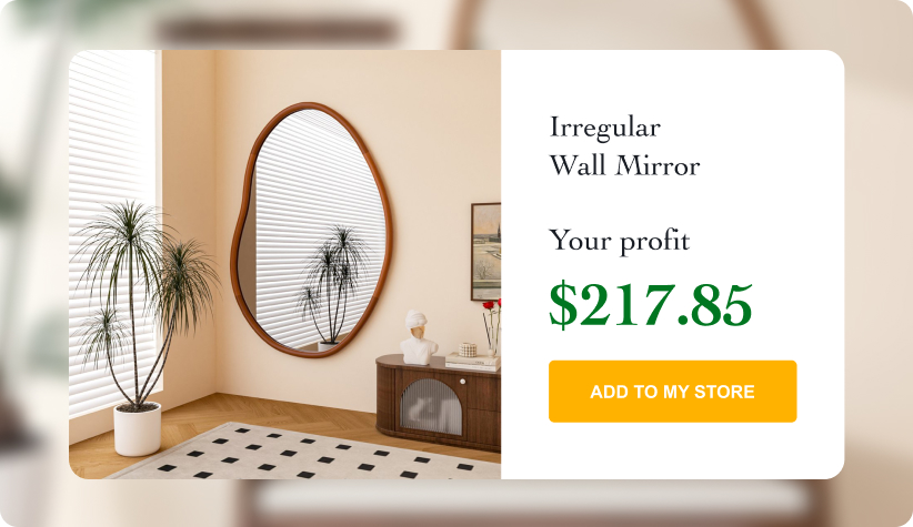 Irregular Wall Mirror