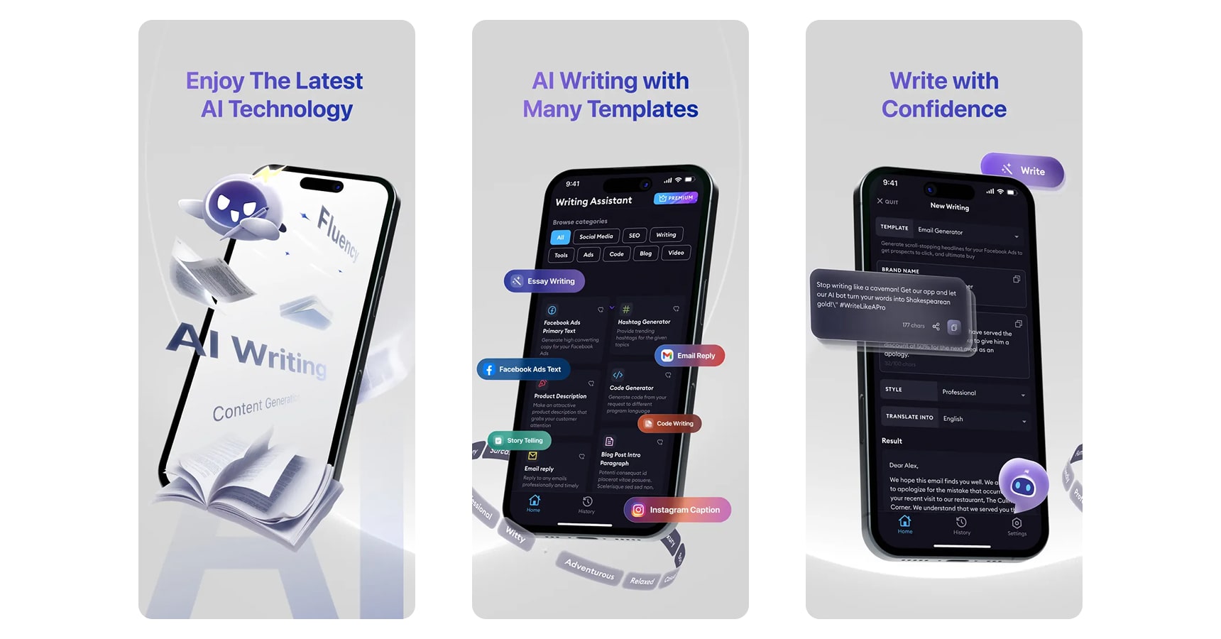 Images of the Japer AI app for The Best AI Apps article