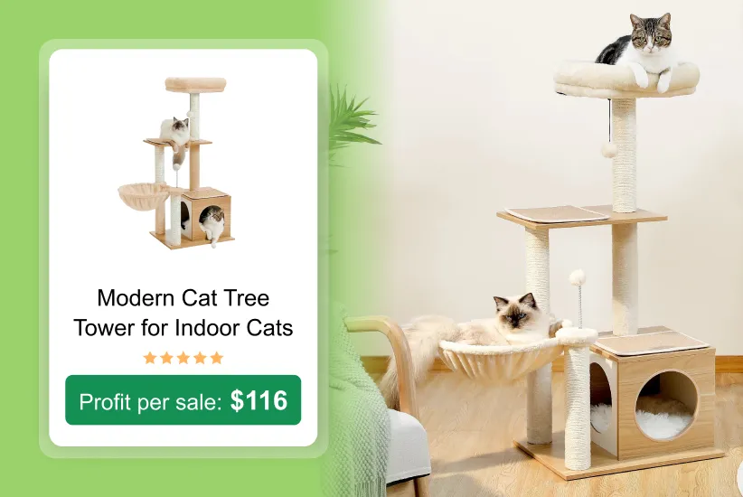 Cat Tree Tower as a trending product to sell