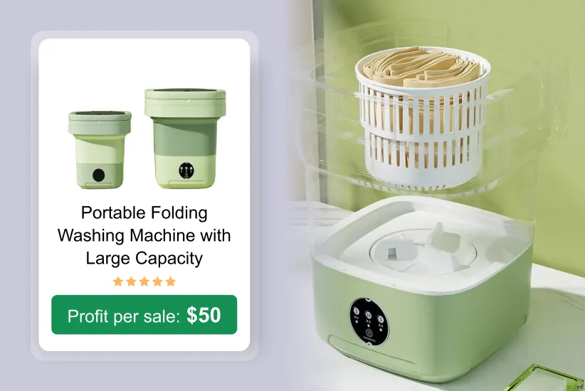 Portable Folding Washing Machine as a trending product to sell