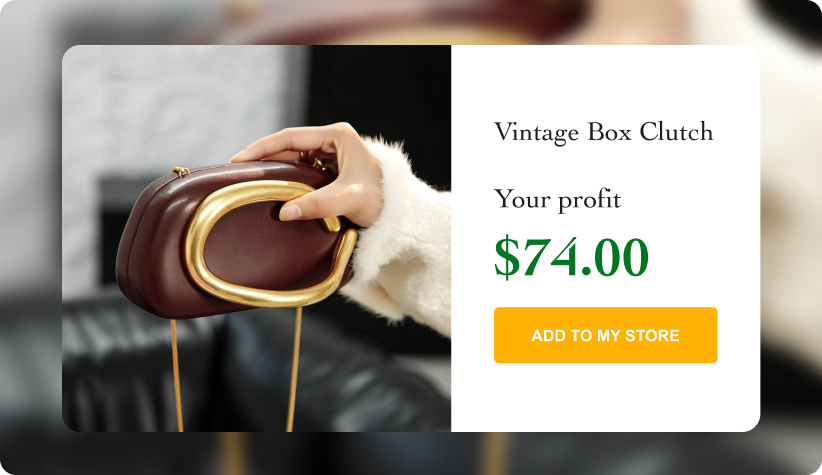 Luxury Vintage Box Clutch