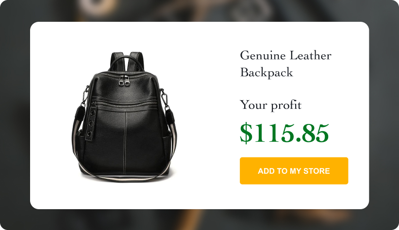 Genuine Leather Backpack