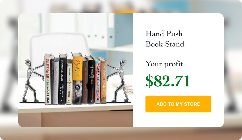 Hand Push Book Stand