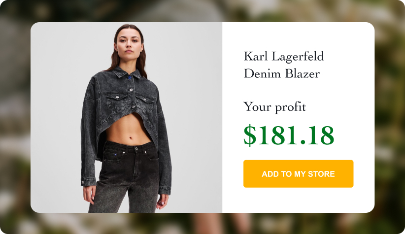 Karl Lagerfeld Denim Blazer