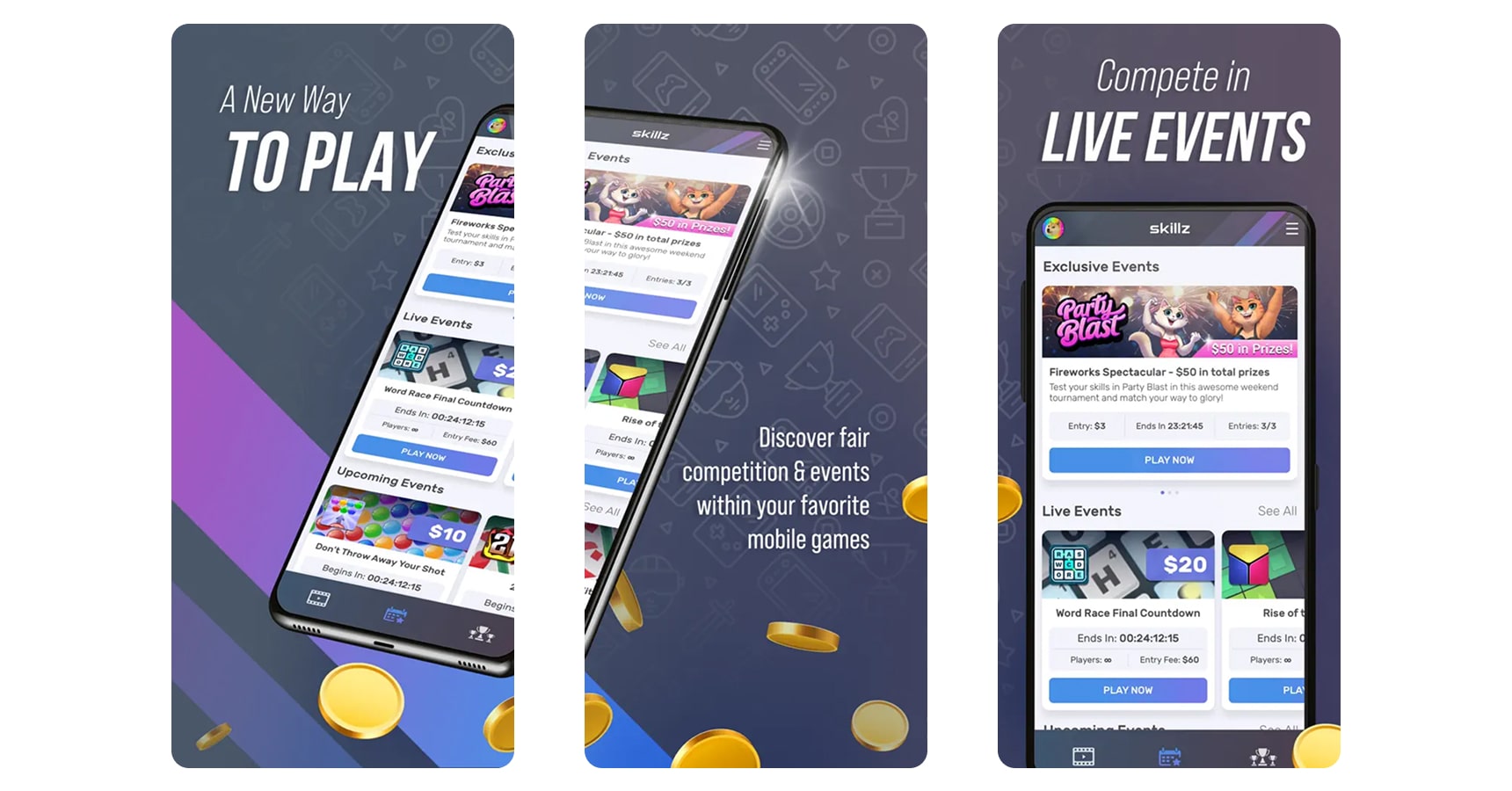 Images of the Skillz app for the best money earning apps 2025 article