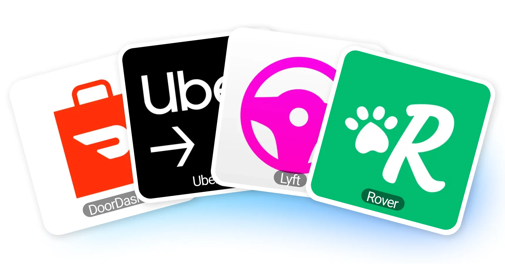 Gig economy and delivery apps represented in the side hustle apps article