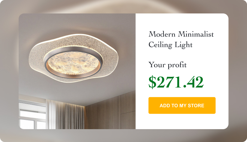 Modern Minimalist Ceiling Light