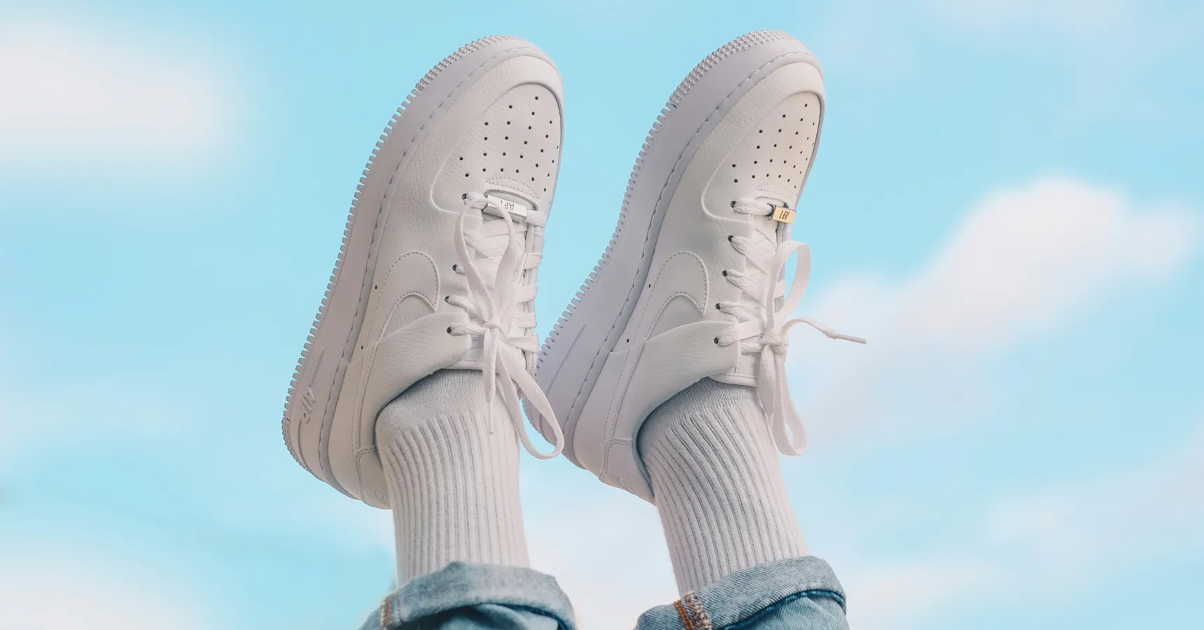 Photo of Nike Air Force 1 shoes for the article on sneaker brands