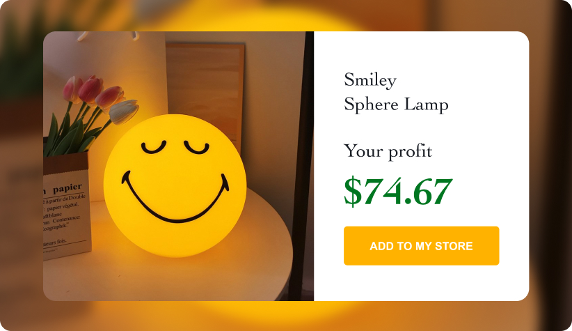 Smiley Sphere Lamp