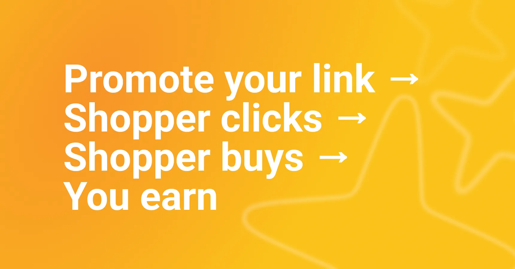 A flowchart infographic illustrating the steps to earn commissions through the Amazon Associates program for an article about how much Amazon pays