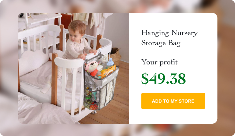 Hanging Nursery Storage Bag